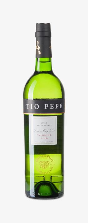 Actual product image Gonzalez Byass Tio Pepe Palomino Fino Extra Dry Sherry (1 x 37.5 cl, 2017)