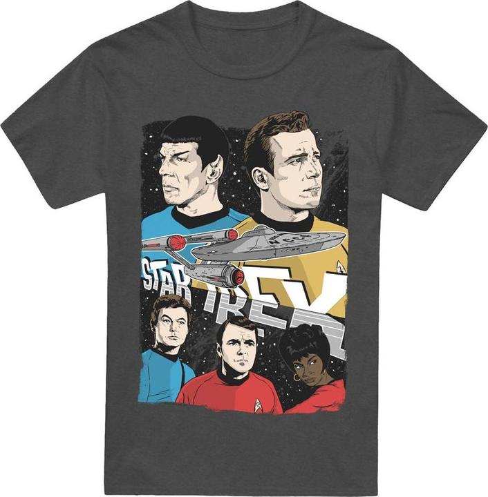 Actual product image Unisex Adult Illustrated Crew T-Shirt (XXL)