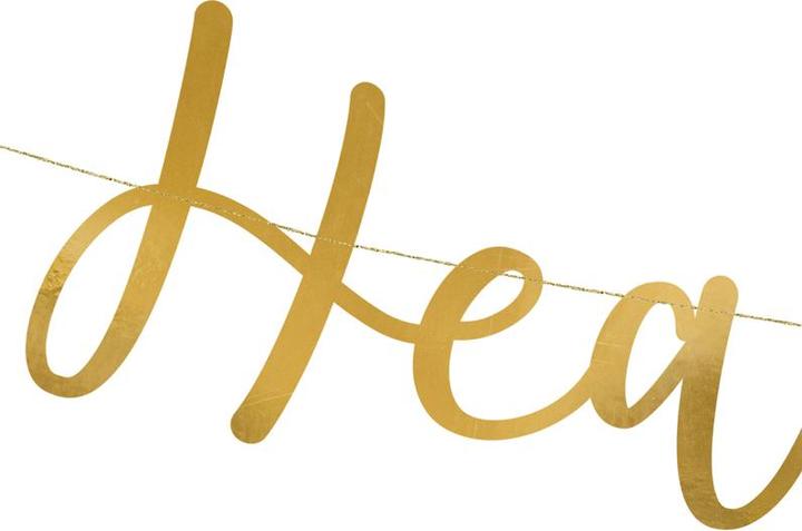 Produktbild Partydeco Banner Heaven Sent, gold, 14.5x85cm (1 pkt / 1 pc.) (1 Stück)