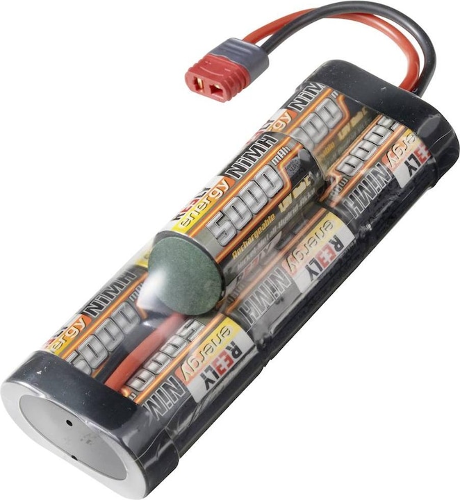 Reely Modellbau-Akkupack (NiMh) 8.4V 5000 mAh Zellen-Zahl: 7 Sub-C Hump T-Stecksystem (8.40 V, 5000 mAh)