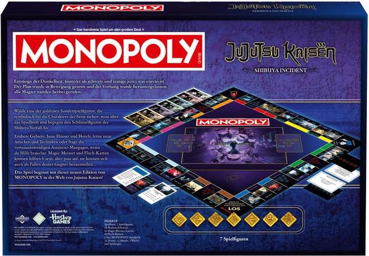 Actual product image Winning Moves Monopoly Jujutsu Kaisen (German)
