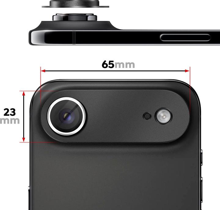 Actual product image Avizar Alu Kameraschutz Monoblock iPhone Air (1 pcs., Apple iPhone Air)