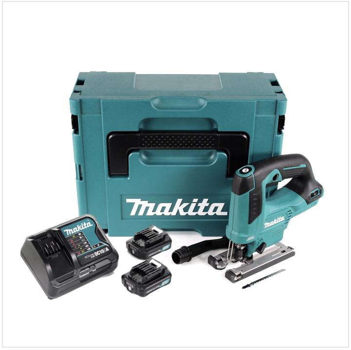 Produktbild Makita JV 103 DSA1J 10,8 V Akku Stichsäge im Makpac + 1x BL1020 2,0 Ah Akku + Ladegerät