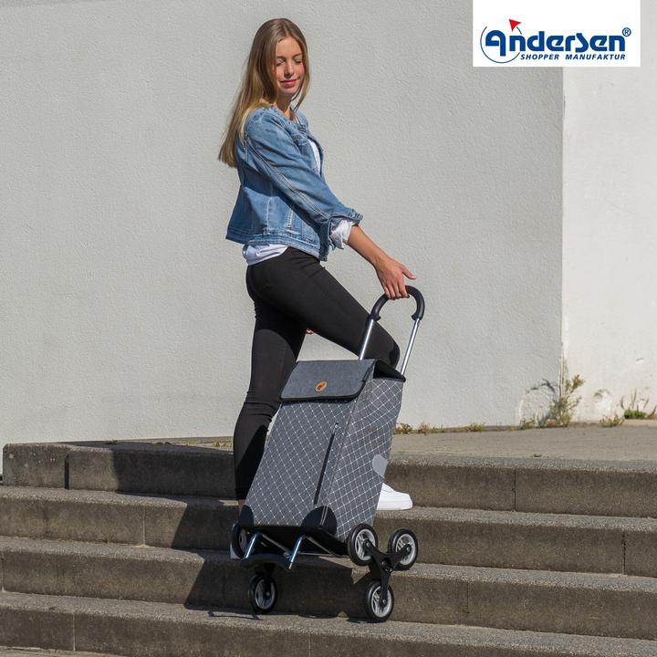 Produktbild Andersen Treppensteiger Scala Shopper Sofia Einkaufstrolley 58 cm