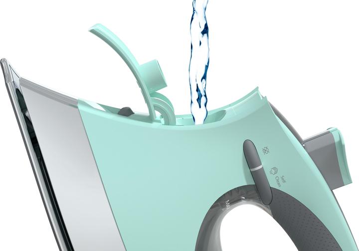 Image du produit Singer Fer à vapeur Steam Craft Semelle en acier inoxydable 2600 W gris menthe (2600 W, 75 g/min)