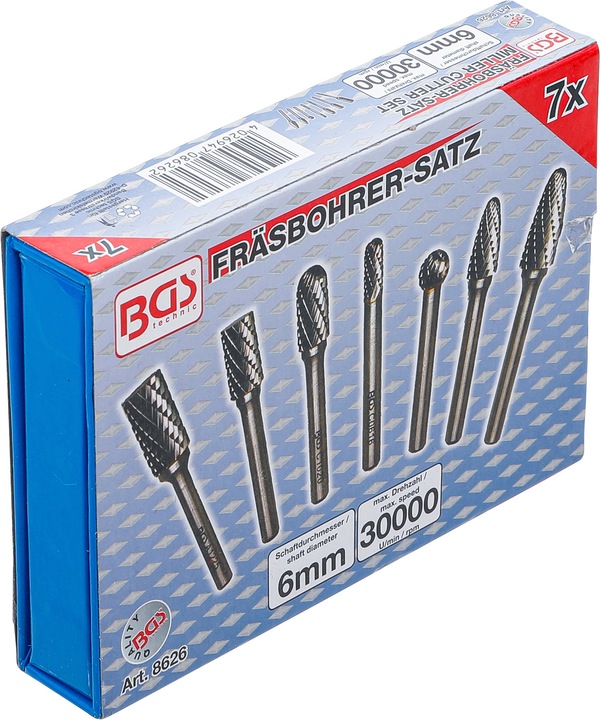 Produktbild BGS HSS-Fräser-Satz 7-tlg.
