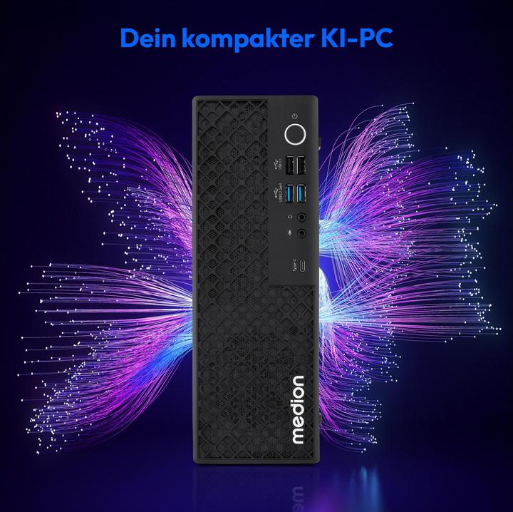 Produktbild Medion Picoworx T80 III (MD340024), Prozessorfamilie: Intel Core (1000 GB, 16 GB, Intel Core Ultra 7 256V)