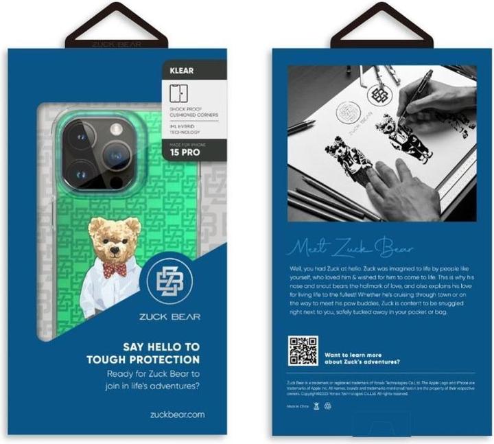 Produktbild Zuck Bear Headphone case case FRENCH RIVIERA for IPHONE 15 Pro Max cannes breeze (Apple iPhone 15 Pro Max)