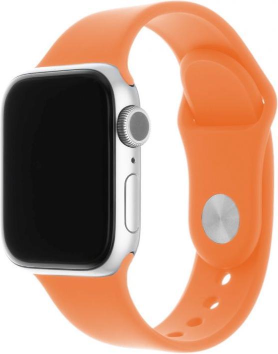 Actual product image Fixed Silicone strap Apple Watch 42/44/45 mm, orange (Silicone)