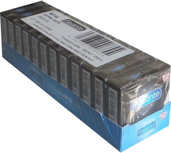 Produktbild Pasante Extra Safe» (Vorteilspack!) 12x3 extra starke Kondome für härtere Beanspruchungen (36 Stk.)