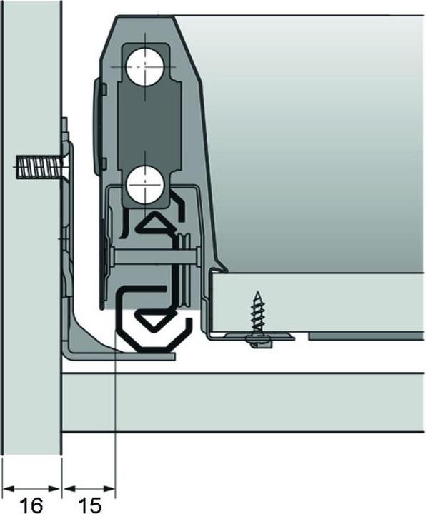 Produktbild Hettich Actro Silent System