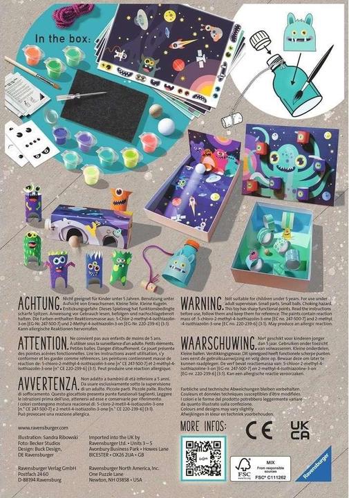 Produktbild Ravensburger EcoCreate Monster Games