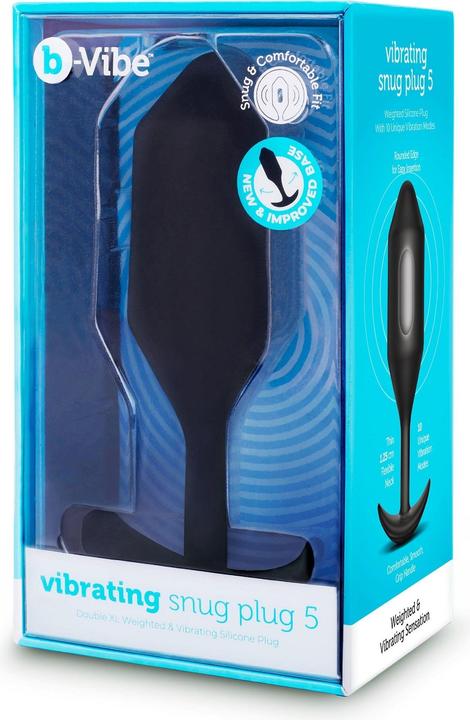 Immagine prodotto B-Vibe Snug Plug vibrante 5 (XXL) Nero