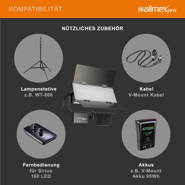 Actual product image Walimex Sirius 160 (Surface luminaire, Video light)