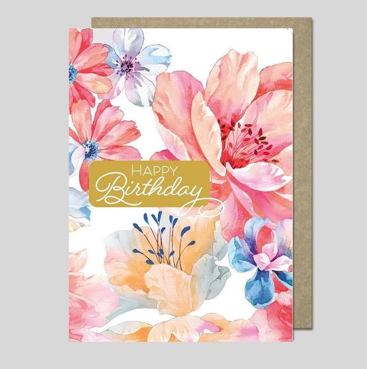 Biglietto auguri compleanno 1 anno Pop-up bimba con busta, 17x11,5cm