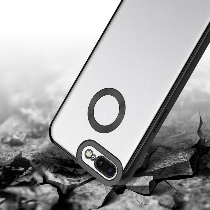 Produktbild Cadorabo TPU Hülle Chrome mit Kameraschutz für Apple iPhone 7 PLUS / 7S PLUS / 8 PLUS (Apple iPhone 7 Plus, Apple iPhone 7s Plus)