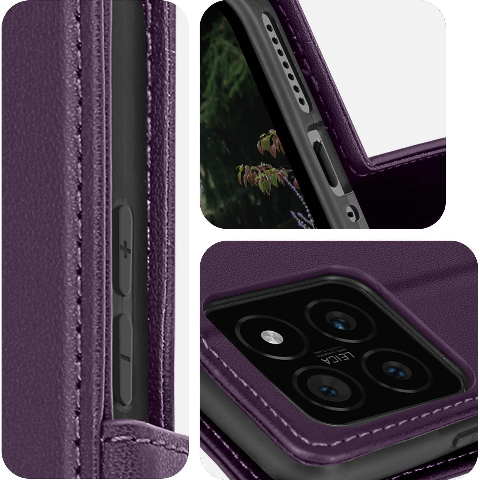 Caseme RFID-Schutzcover Series (Xiaomi 14), Smartphone Hülle, Violett