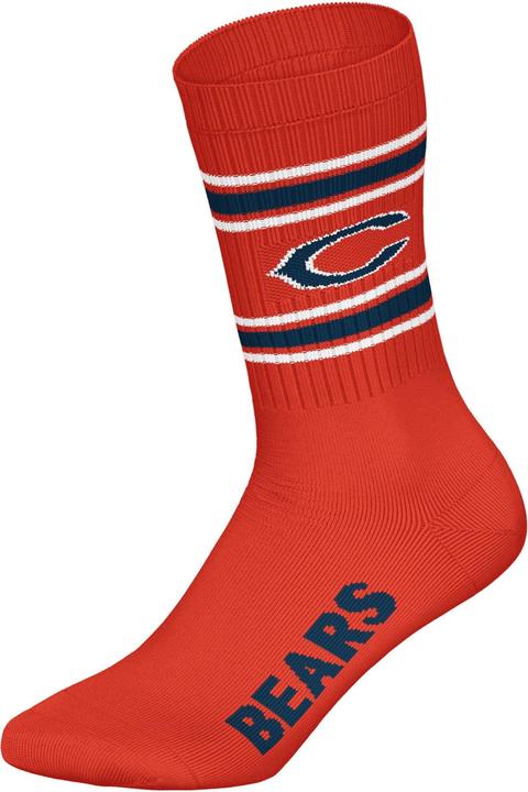 Produktbild Barefoot Chicago Bears 3pk Crew Socks 39-42 (39 - 42)