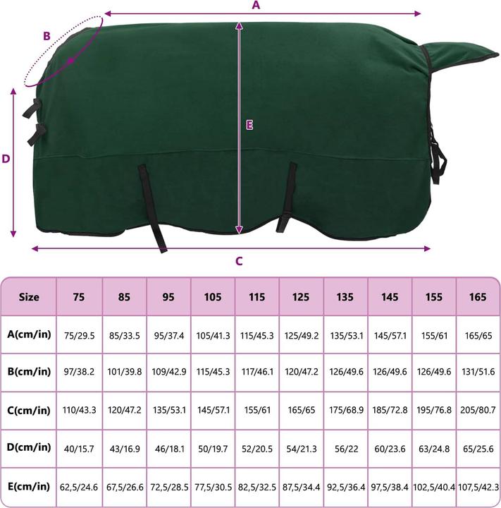 Immagine prodotto vidaXL Polyester-Decke (155 cm)