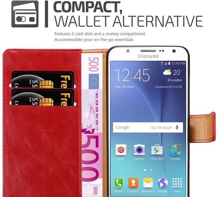 Actual product image Cadorabo Book Luxury Cover (Samsung Galaxy J7)