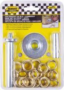 Actual product image No Name Eyelet set 63 pieces with anvil