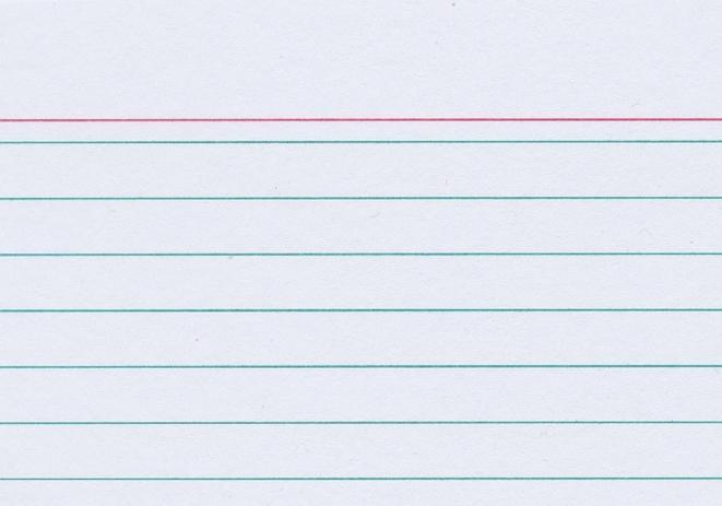 Stylex Karteikarten, DIN A8, liniert, 100 Stück, FSC (A8)