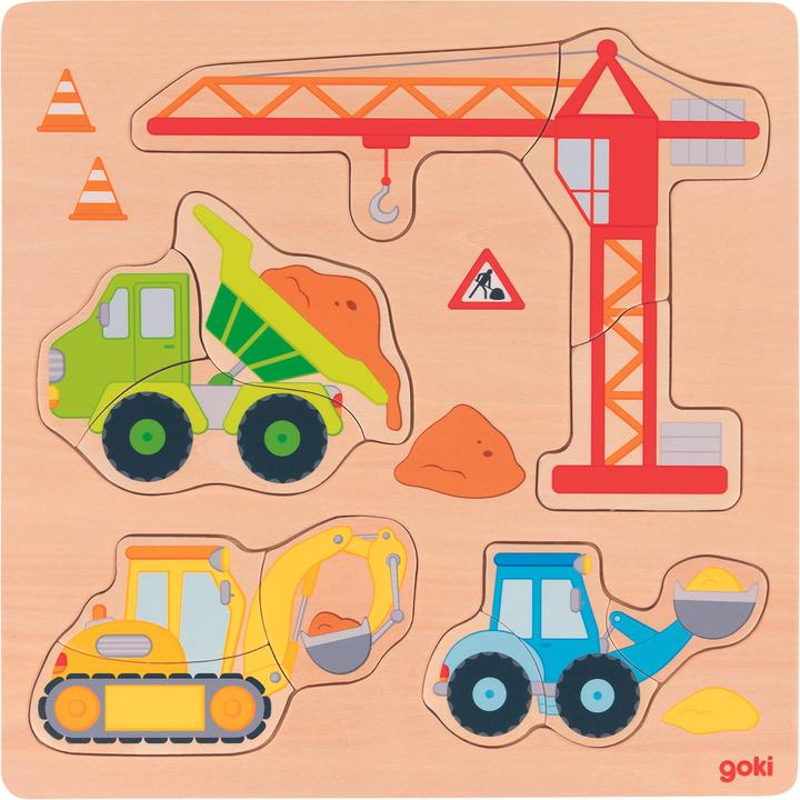 Image du produit Goki Véhicules de construction (12 pièces)