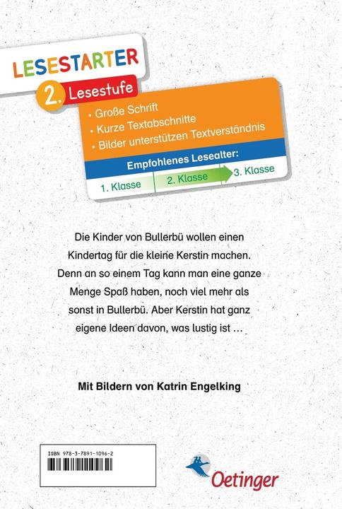 Actual product image Kindertag in Bullerbü (German, Astrid Lindgren, Katrin Angel King, Silke von Hacht, 2019)