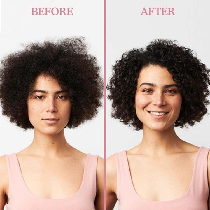 Produktbild Umberto Giannini Curl Repair Shampoo Vegan Cruelty Free Repair Growth Formula mit Meeresalgen Weizen Bra (Flüssiges Shampoo)