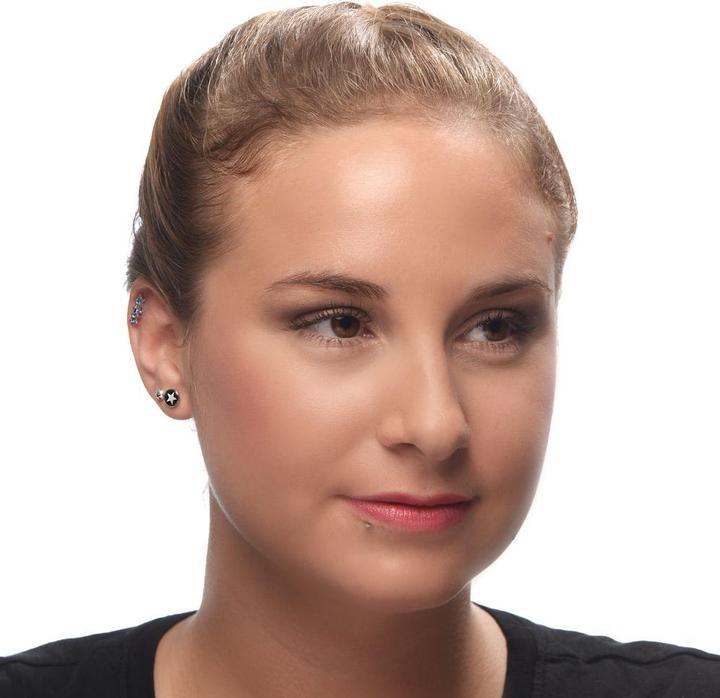 Actual product image Bijouteria Piercing for lip/Tragus (Bioplastic, Silver 925)