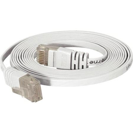 Thumbnail - Tecline Patchkabel Cat.6 U/UTP, ungeschirmt, flach, weiss, 2.0m superflaches Patchkabel z.B. für die Verlegu (UTP, CAT6,...