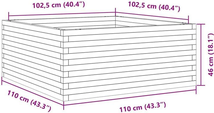Produktbild vidaXL Pflanzgefäss