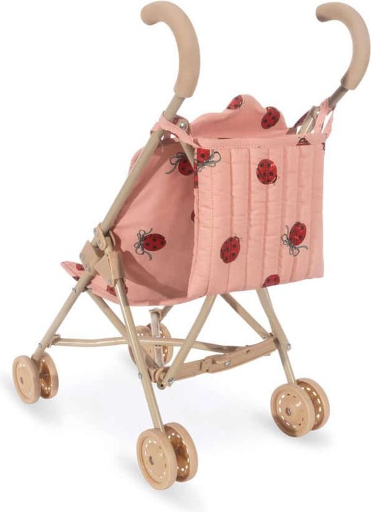 Actual product image Konges Slojd Exclusive: Ladybug Glitter doll's pram