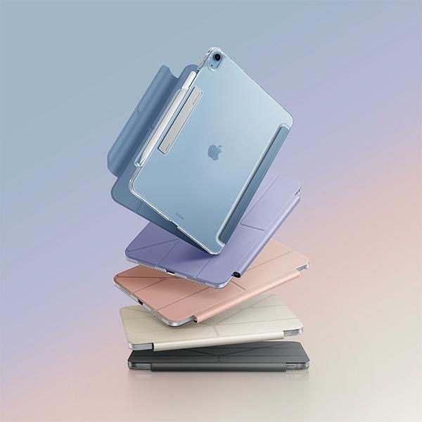 Actual product image Uniq etui Camden Click iPad Air 13" (2024) fioletowy/light violet (Apple iPad Air 13 2024, Apple iPad Air 13 2025, Apple iPad Air 13 2026)