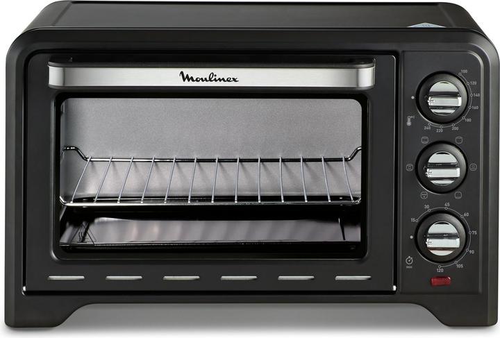 Moulinex OX4448 Optimo Forno Elettrico con Capacità di 19 L, Potenza 1380 W, Nero 71x117x81cm