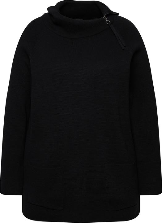 Produktbild Ulla Popken Pullover, Stehkragen, Zipper, Taschen, Raglan-Langarm (42, 44)