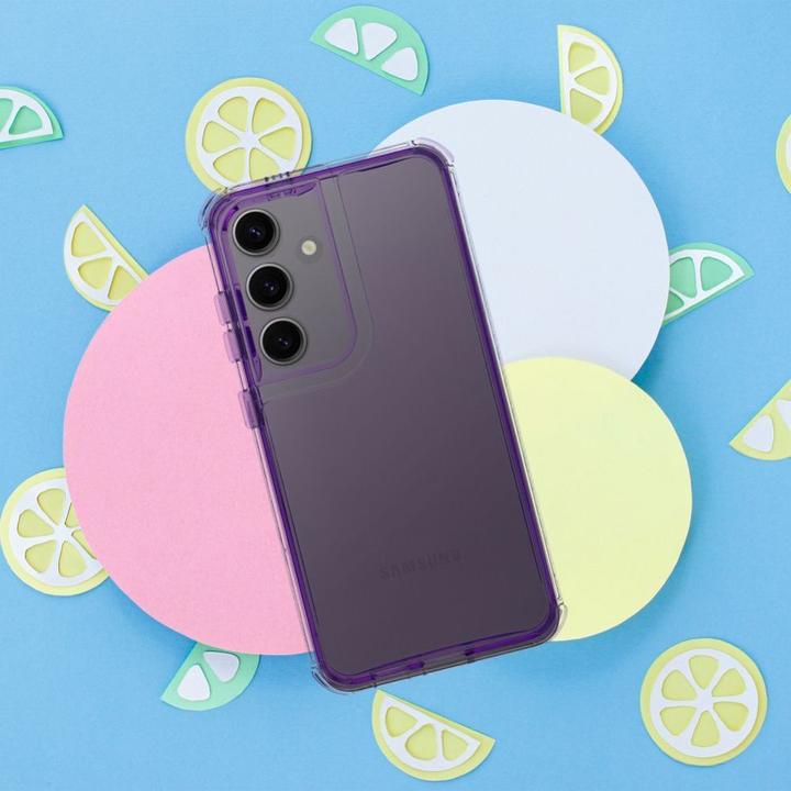 Actual product image OEM Back panel cover MATRIX CLEAR Case for SAMSUNG S25 Ultra light violet (Samsung Galaxy S25 Ultra)