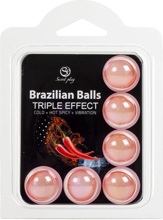 Actual product image Secret play Set 6 Brazilian Oils Triple Action