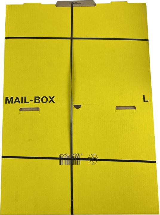 Produktbild Smartboxpro Paket-Versandkarton MAIL BOX, Gr”áe: L, gelb (1 x)