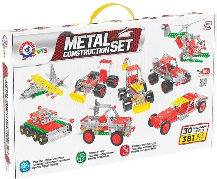 Actual product image Technok Metallkonstrukteur 381 Teile