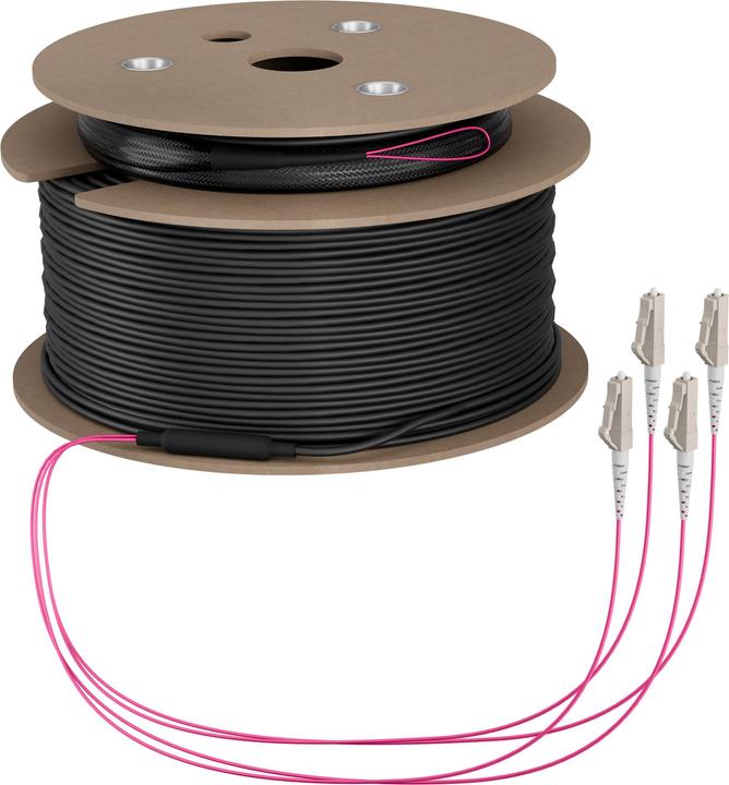Produktbild EFB Elektronik Trunkkabel U-DQ ZN BH OM4 4G 1x4 LC-LC 70m Dca LSZH (70 m)