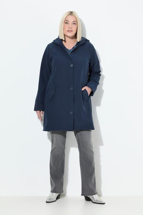 Image du produit Ulla Popken Veste Softshell HYPRAR à capuche, déperlante (42, 44)