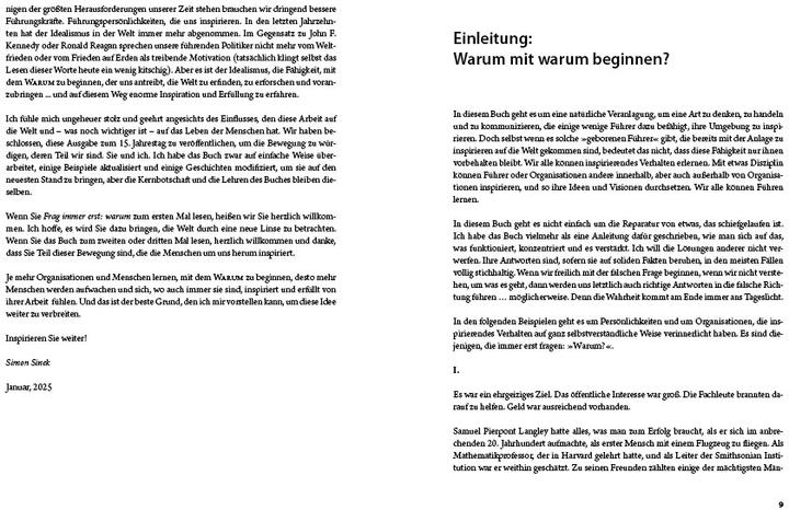 Actual product image Frag immer erst: warum (German, Simon Sinek, 2025)