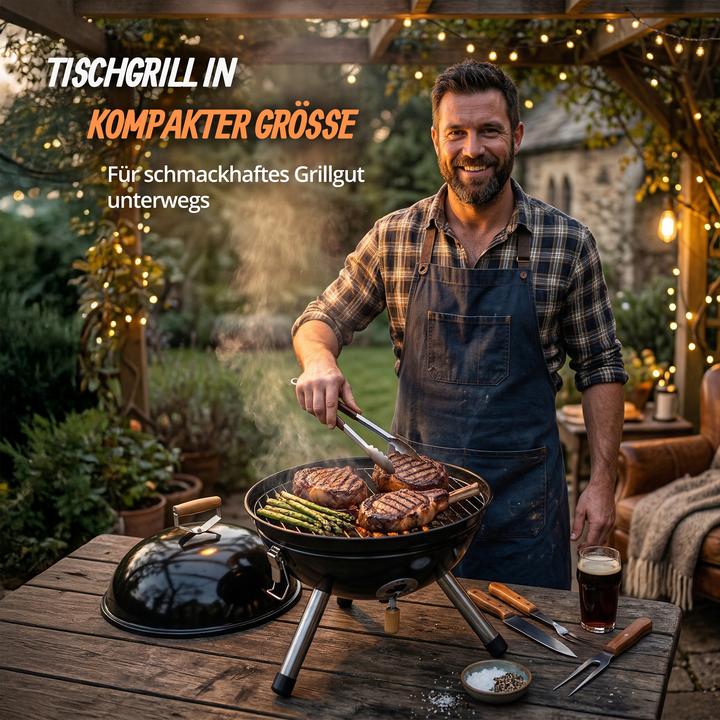 Actual product image Relaxdays Charcoal grill
