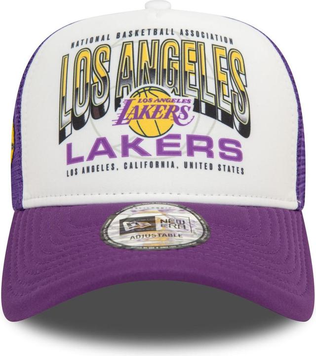 Produktbild New Era A-Frame Mesh Trucker Cap - PRINT Los Angeles Lakers