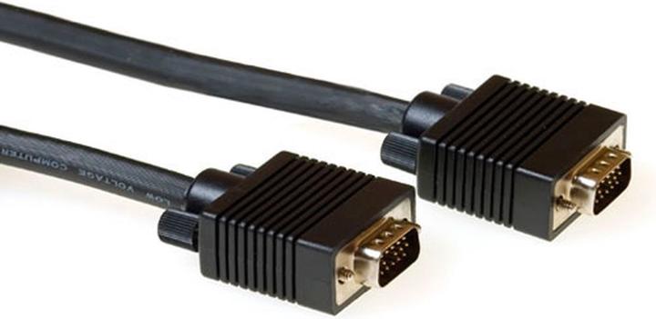 Immagine prodotto ACT Cavo di collegamento VGA maschio-maschio nero 3 m 3m VGA (D-Sub) VGA (D-Sub) Cavo VGA nero (3 m)