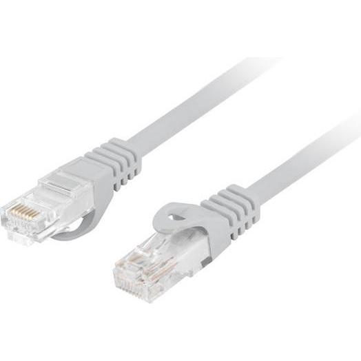 Lanberg Patchcord cat.6 UTP 5m grey (U/UTP, CAT6, 5 m), Netzwerkkabel