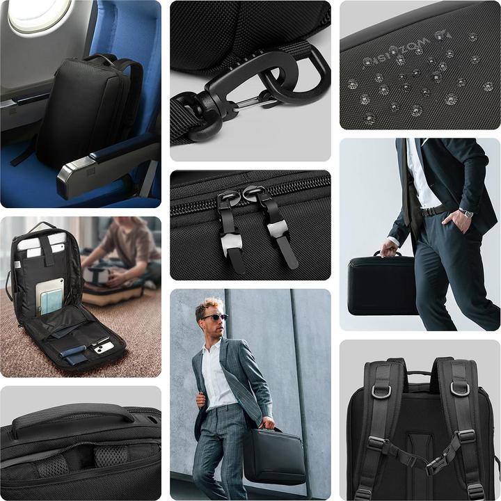 Actual product image Wozinsky Bags and briefcases Premium 15.6" Laptop Backpack/Bag with Strap - Black