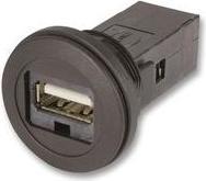 Produktbild Harting har-port USB 2.0 A-A  PFT black