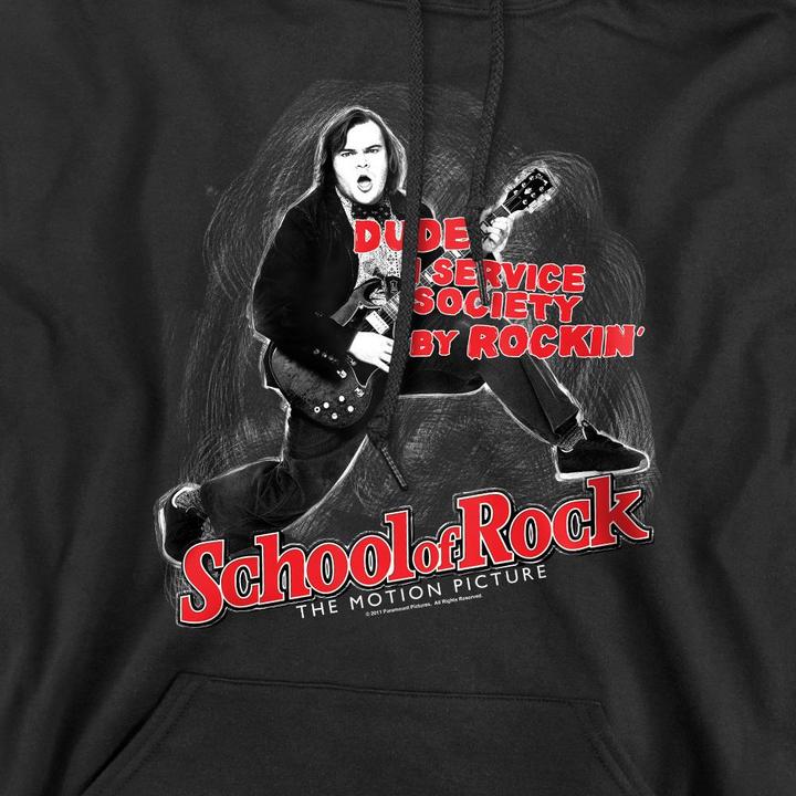 Produktbild School Of Rock Rockin Kapuzenpullover (M)
